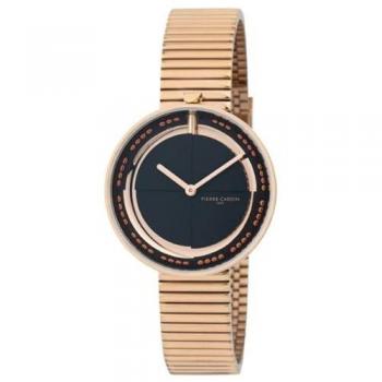 Reloj de Pulsera Pierre Cardin® CMA.0010 para Mujer - Cuarzo, Acero Inoxidable, Correa Rosa Dorada