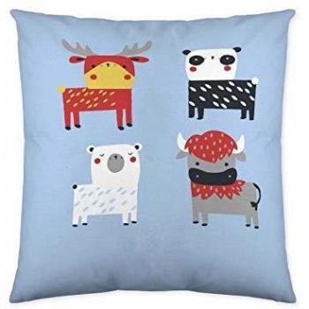 COOL KIDS Funda cojín Reversible Planet Earth 50x50 cm