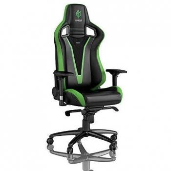 noblechairs Epic Silla de Gaming - Silla de Oficina - Silla de Escritorio - Reclinable a 135 ° - Cuero Sintético PU - 120 kg - Diseño de Asiento de Carreras - Edición Sprout