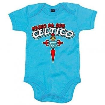 Body bebé Nacido para ser Céltico Celta de Vigo - Celeste, 12-18 meses