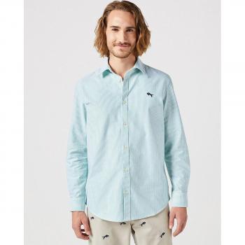 Camisa de hombre Wrangler de corte classic con rayas en color rosa
