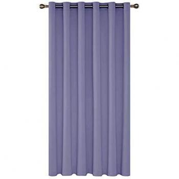 Deconovo Cortinas para Salón, Oficina, Hotel, Opacas con Aislamiento Térmico Decorativas, con Ojales, 200x290 cm