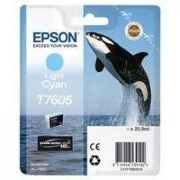 Cartucho de Tinta Epson T760540 en Color Cian Claro