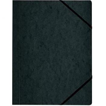 Carpeta Esquinera Herlitz Easyorga A4 Cartón Negro 355 g/m² Paquete de 5