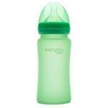 Biberones de Cristal-Color Verde-240ml