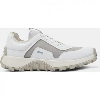 Zapatillas Camper Drift Trail Vibram blancas y beige para mujer con cordones, talla 38