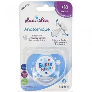 Chupete Simétrico Superhéroes Luc et Léa +18 Meses 1ud