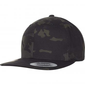 Flexfit Classic Snapback Cap - Black Multicam, Unisex One Size
