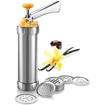 Tescoma Sparabiscotti GALLETERA/DECORADOR para Tarta Delicia, Metal, Gris, Lunghezza 24,5 cm