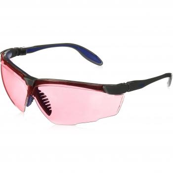 Uvex S3510X Genesis X2 Safety Eyewear, plata and Navy Frame, SCT-Vermillion UV Extreme Anti-Fog Lens