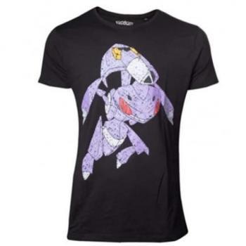 Camiseta Negra Pokémon Mythicals Genesect Talla S