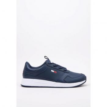Chic Blue Contrast Lace-up Sneakers - EU46/US13