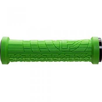 Race Face Grippler Lock-On - Puños para Bicicleta, Color Verde