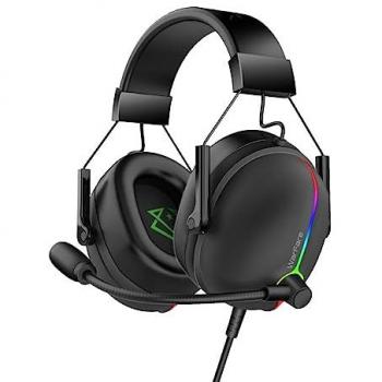 Auriculares Gaming Vertux Warfare 7.1 con Cancelación de Ruido y Retroalimentación Háptica para PC/PS5/Xbox