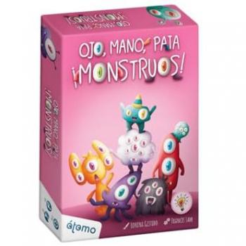 Juego de Mesa Ojo Mano Pata Monstruo - Dimensiones: 10x2x14 Cms, Edad recomendada: +5 años, Tipo: Juego de Matemáticas para trabajar la atención