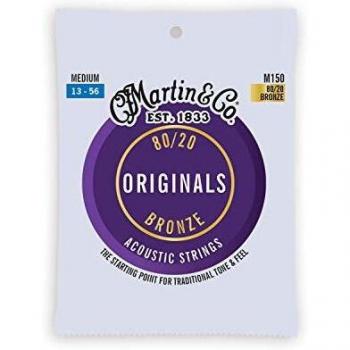 Martin Smith M150 - Juego de cuerdas para guitarra acústica, material de bronce.013 - .056