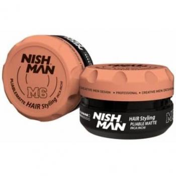 NishMan M6 Pliable Matte Hair Styling Cream with Inca Inchi Oil - 100ml