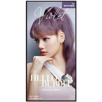 miseenscéne Hello Bubble 2022 - 1 Set - 7V Peri Violet Hair Color Kit