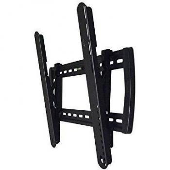 GISAN AX107 - Soporte de pared inclinable para TV LED/LCD de peso máximo 35 kg y VESA 600 x 400 mm, acero, color negro