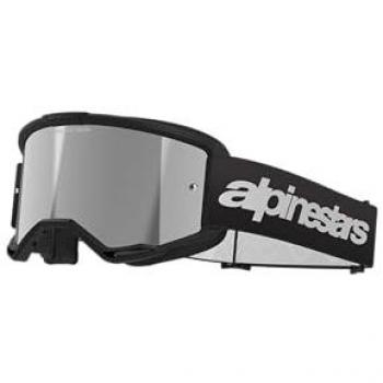 Alpinestars Vision 3 Wordmark Mirror Motocross Goggles - Black - Unisex Size