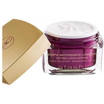 Atashi Cellular Antioxidant Skin Defense Cream SPF 15, Regenerating Moisturizer, 50 ml