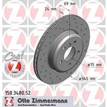 ZIMMERMANN Disco de freno