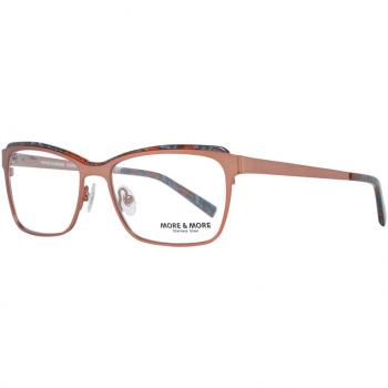 More & More 50512 700 Women's Eyeglasses Brown Size 54 (Frame Only) - Blue Light Block Available