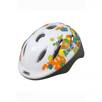 Abus 395833 - SMOOTY_ZOOM_SMILEY_WHITE_S Casco Niño Smooty Zoom smiley white S