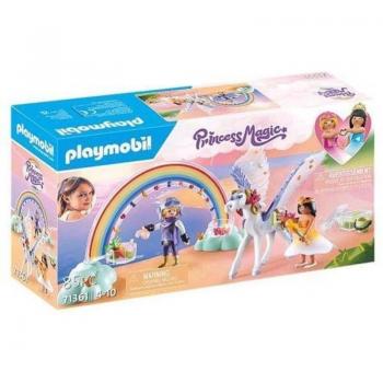 Playmobil Castillo Arcoiris Pegaso con Arcoiris en las Nubes 71361