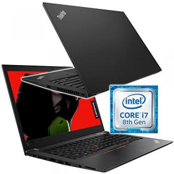 Lenovo ThinkPad T480s, i7-8550U, 16GB RAM DDR4, 512GB SSD, 14 FHD, HDMI, WiFi-AC, BT 4.1, 4G LTE, SD, SmartCard, USB-C, retroiluminado, Huellas, Windows 10 Pro, Negro