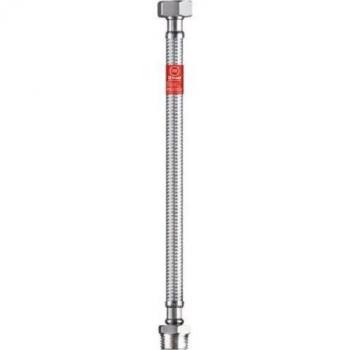 Latiguillo de conexión de acero inoxidable 512130 con rosca M3/8 a H1/2 y longitud de 30 cm - caja de 10 unidades