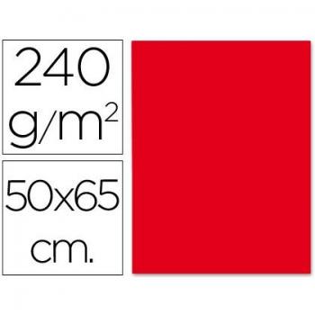 Liderpapel Cartulina 50X65 Cm 240G/M2 Rojo