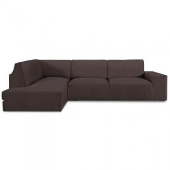 Funda Chaise Longue con respaldo izquierdo bielástica Roc Marrón 110 x 120 x 500 cm