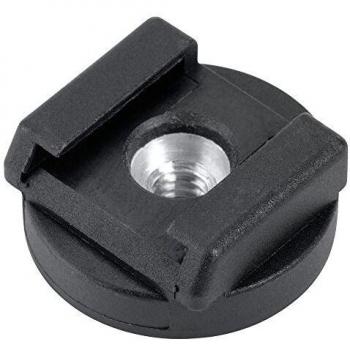 Cullmann 40697 - Zapata de conexión para Flash, Negro
