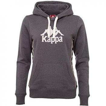 Kappa Women's DILARA Sweatshirt, 20M Dark Grey Melange, XL