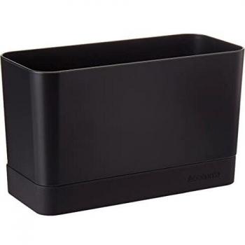 Brabantia 117503 Sink Organiser with Removable Tray, Dark Grey, 8.5 x 19 x 11.5 cm