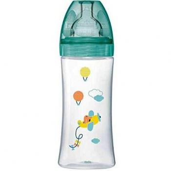 Dodie Sensation+ Anti-Colic Baby Bottle 330ml with Flat Nipple for 6 Months and Up