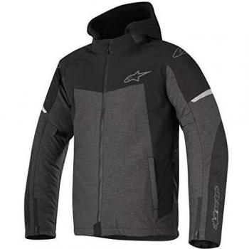 Chaqueta de Moto Alpinestars Stratos Techshell Drystar Softshell City, Melagne Gray Black, L