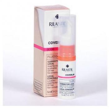 Rilastil Coverlab Fluido Corrector Local Beige 5ml - Tratamiento para Corregir Imperfecciones de la Piel