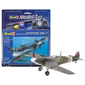 Revell - Maqueta Modelo Set Spitfire MK V, Escala 1:72