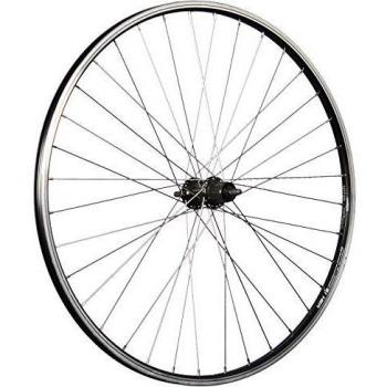 Rueda trasera de bicicleta de 28 pulgadas Yak19R con buje Shimano Tourney negra