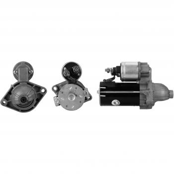 Motor de arranque LUCAS LRS02252, 12V, potencia de 1.4 kW, con engranaje de piñón y diseño compacto para vehículos
