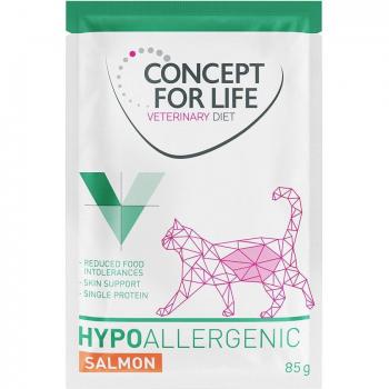 Concept for Life Veterinary Diet Hypoallergenic with Salmon in Pouches - Economy Pack: 48 x 85 g