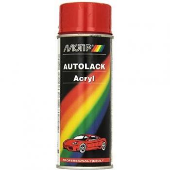 Laca combinada para vehículos MOTIP 41850 - Spray acrílico rojo brillante 400ml