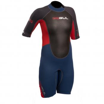 Gul 2018 Response Junior 3/2mm Shorty Wetsuit Blue/Graphite RE3322-B4 Junior Sizes - Junior XXXS