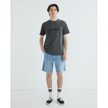 Carhartt WIP Men's Light Blue Relaxed Fit Denim Shorts