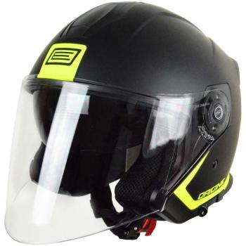 Origine Helmets - Palio Flow Open Face Casco, Amarillo/Negro, M