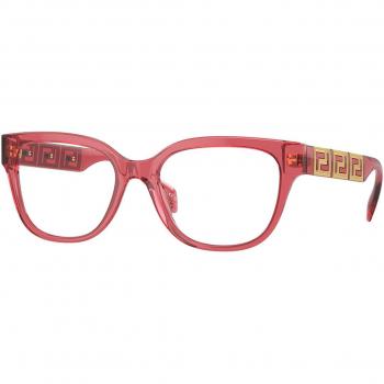 Versace VE3338 5409 Women's Eyeglasses Red Size 54 (Frame Only) - Blue Light Block Available