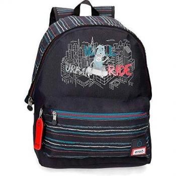 Enso Wall Ride Mochila Adaptable a Carro para Portátil 15,6 Negro 32x44x17 cms Poliéster 22.78L