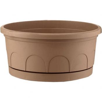 Maceta tipo cuenco con platillo Ø cm 30 - ArtPlast
